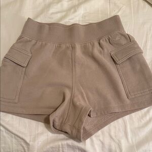 Hollister Women's Taupe Cargo Shorts